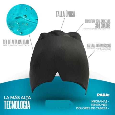 CoolCalm Cap | Gorro en Gel para Dolor de Cabeza, Migraña y Sinusitis