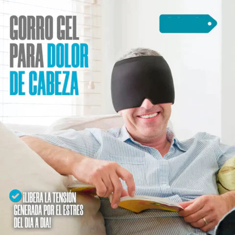 CoolCalm Cap | Gorro en Gel para Dolor de Cabeza, Migraña y Sinusitis