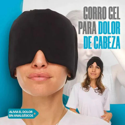 CoolCalm Cap | Gorro en Gel para Dolor de Cabeza, Migraña y Sinusitis